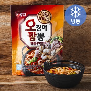 농심 오징어짬뽕 해물전골 밀키트 2인분 (냉동), 665g, 1개