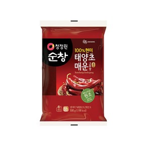 대상 청정원 순창 태양초 매운 고추장 골드, 500g, 1개