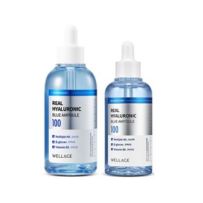 웰라쥬 리얼 히알루로닉 블루 100 앰플 100ml + 75ml 세트