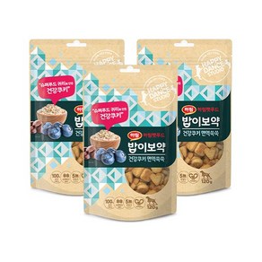 하림펫푸드 밥이보약 강아지 면역쑥쑥 건강 쿠키, 귀리(면역쑥쑥), 120g, 3개