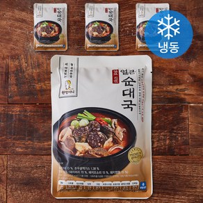 원할머니 얼큰 순대국 (냉동), 600g, 4개