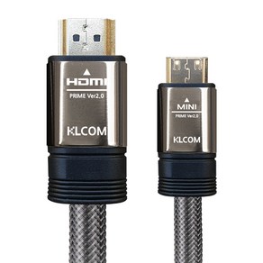 케이엘컴 4K UHD Mini HDMI to HDMI V2.0 케이블