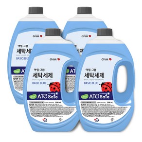 아임그램 BASIC BLUE 세탁 액상 세제 본품, 4개, 2.5L