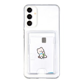유스픽 디자인 카드 2장 수납 젤하드 휴대폰 케이스