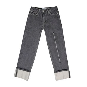 바이브레이트 ZIP UP V DOWN DENIM PANTS