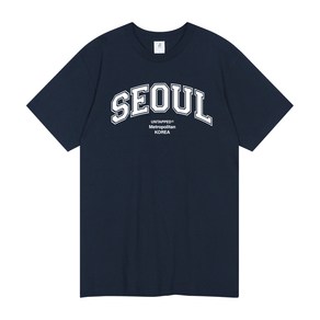 언탭트 남여공용 SEOUL 서울 16수 반팔 티셔츠