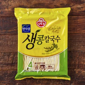 오뚜기 생콩칼국수면 4인, 600g, 1개