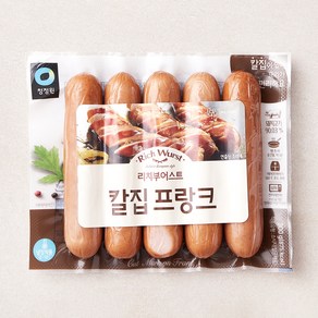 청정원 리치부어스트 칼집 프랑크