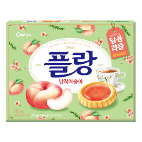 청우식품 플랑 납작복숭아, 160g, 1개