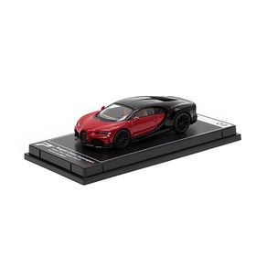 POSTERCARS 부가티 시론 슈퍼스포츠 자동차 완구 1:64, Italian Red + Noctune Black, 1개