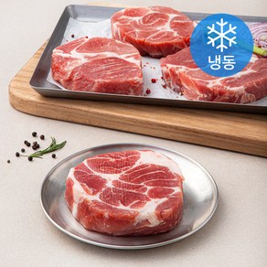 푸드장 숯불용 돼지 통목살 (냉동), 1kg, 1개