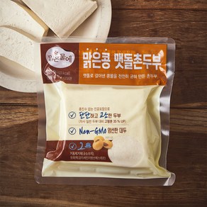 맑은물에 맑은콩 맷돌촌두부, 300g, 1개