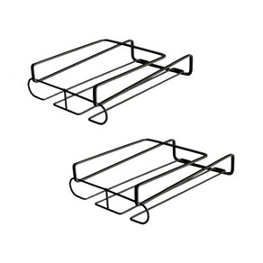 블럭마트 가정용 와인 글라스 홀더, 블랙, 2개