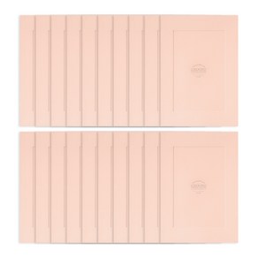 모노라이크 파스텔 컬러드 슬림 페이퍼 프레임 20p, 132 x 188 mm, 02 peach