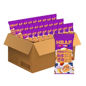 HBAF 먼투썬 하루견과 퍼플, 20g, 100개