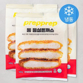 프렙프렙 통 등심 돈까스 (냉동), 140g, 3개