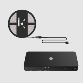 헤이홈 스마트 HDMI 2 싱크라이트 + 스트랩 3.8m + 어댑터 + 브라켓 6p 세트, 혼합색상, 1세트