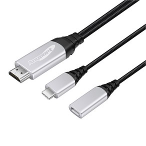 애니포트 C타입-HDMI PD MHL케이블 AP-MW4KPDC