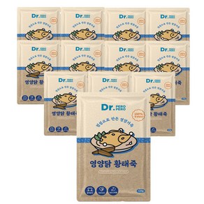 닥터페로 영양닭 황태죽 120g, 황태, 12개