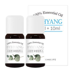 바이향 에센셜 오일 10ml x 2p, 시원한 유칼립투스, 2개