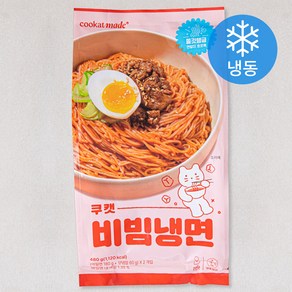 쿠캣 비빔냉면 2인분 (냉동), 480g, 1개