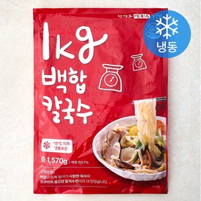 푸드메이커스 한강로 백합 칼국수 2인분 (냉동), 1.57kg, 1개