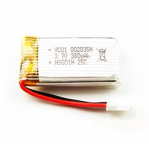 레프리카 Eagle-S2F 폴더드론 3.7v 리튬폴리머 배터리 350mAh CNP140186, 그레이, 1개