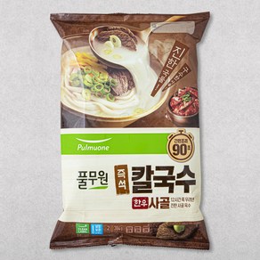 풀무원 즉석 사골 칼국수 2인분