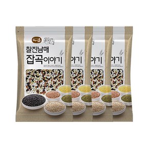 찰진남매 잡곡이야기 오색오미, 500g, 4개