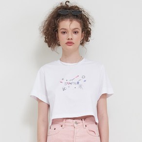 벰버 CROP TATTOO TEE