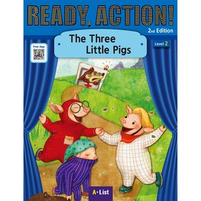 Ready Action 2E 2 : The Thee Little Pigs, A*LIST, 유아/유치/초등