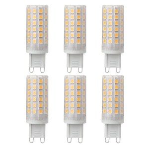 DAYTIME LED G9 미니콘램프 5W, 주백색, 6개