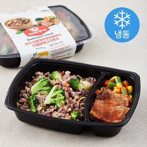 다즐샵 맛있는 탄두리 야채 현미 볶음밥 & 두툼 야채 고기완자 (냉동), 235g, 1개