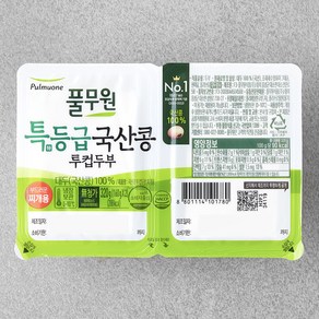 풀무원 국내산 투컵두부 찌개용