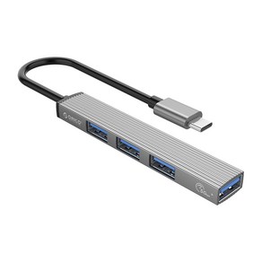 오리코 알루미늄 C타입 USB3.0 허브 4포트 ORICO-AH-13