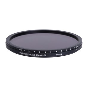 겐코 PRO1D+ VARIABLE NDX3-450+C-PL 52mm 자석 필터, 1개