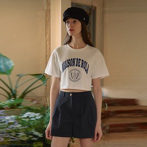 로라로라 여성용 MAISON DE ROLA CROP T SHIRTS