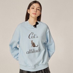 뎁 Russian Blue Cattitude Sweatshit DEAMB2035M