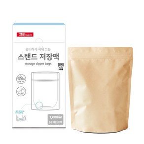 생활을그리다 스탠딩 종이 저장팩 대 1000ml 30p, 1개, 대(L)