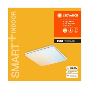 레드밴스 스마트 플러스 리모컨 와이파이 LED 사각방등 55W