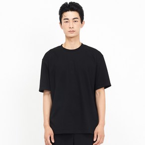 SYNC 남성용 SEMI OVERSIZED INSIDE OUT T-SHIRT