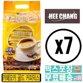 희창 카페모카 골드 커피믹스 100T, 12g, 100개입, 7개