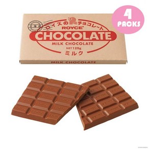 Royce Chocolate Ba Milk 로이스 판 초콜릿 밀크 125g 4팩, 4개