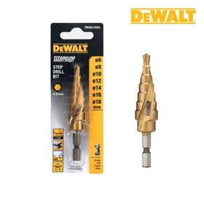 [디월트] DWA612054 / 스텝드릴비트 7단계 6 - 18mm, 1세트