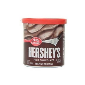 Heshey's Milk Chocolate Fosting (Pack of 3) 16 oz Tubs 허쉬 프리미엄 밀크 초콜릿 프로스팅(3팩) 16온스 욕조, 453g, 3개