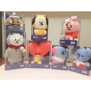 정품 BT21 윈터돌 슈키 SHOOKY 코야 KOYA 망 MANG 타타 TATA 치미 CHIMMY 쿠키 COOKY 인형 봉제인형 공식굿즈 윈터돌, 1개