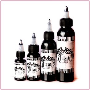 타투잉크 타투색소 반영구 문신색소 타투재료 Tattoo ink black color - 타이탄 블랙 라인전용