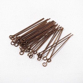 비즈아이 [9-263-C]9핀 강선 0.6x30mm 신주버니쉬 10g