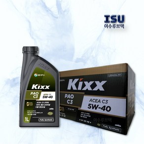 GS KIXX PAO C3 5W40 합성엔진오일 1L, 7개