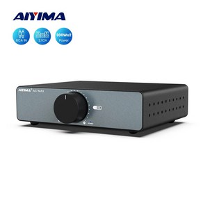 AIYIMA A07 MAX 오디오 앰프 300Wx2 TPA3255 PBTL 2.0 스테레오 모노 사운드 앰프 600W 홈시어터 스피커 파워 앰프, 48V EU 전원 어댑터, 8_A07 MAX 48V EU